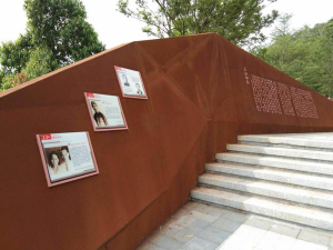 玉州耐候钢挡土墙